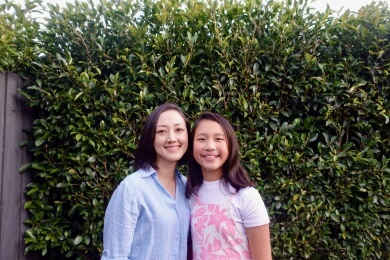 Ju Lee Ng and her daughter Stella