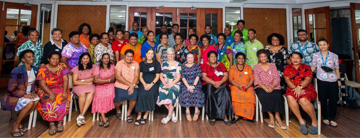 Vaccine champions program researchers in training, Fiji