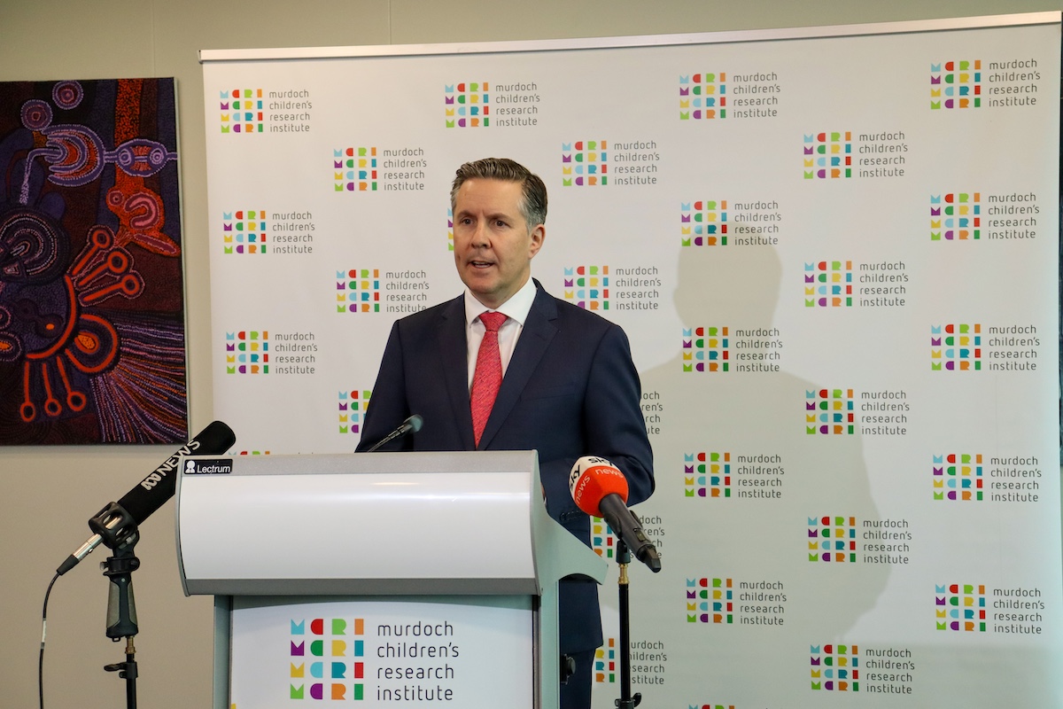 Federal Health Minister Mark Butler detailing the new health package.