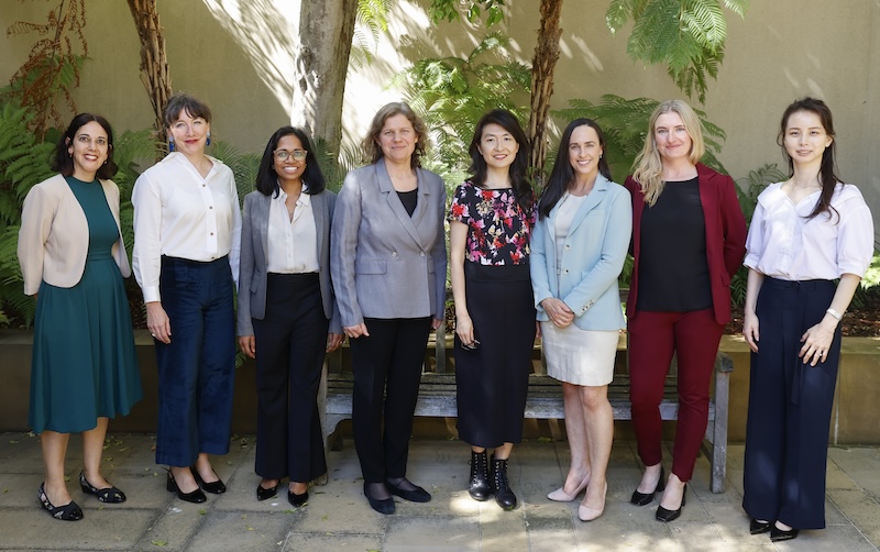 Marie Krogh Prize finalists Dr Deborah Burnett, Associate Professor Rachel Conyers, Dr Amali Mallawaarachchi, Associate Professor Ines Esteves Domingues Pires da Silva, Professor Shanshan Li, Associate Professor Sarah Zaman, Associate Professor Susann Beier and Dr Ann-na Cho