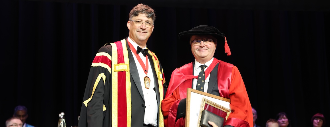 Professors Andrew Davidson and Dave Story