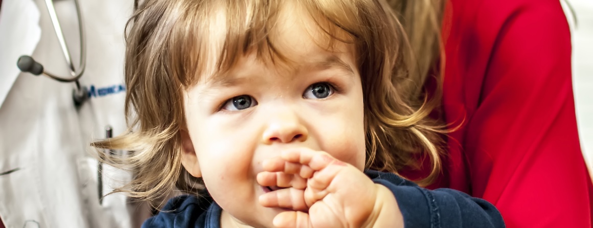 A child with achondroplasia