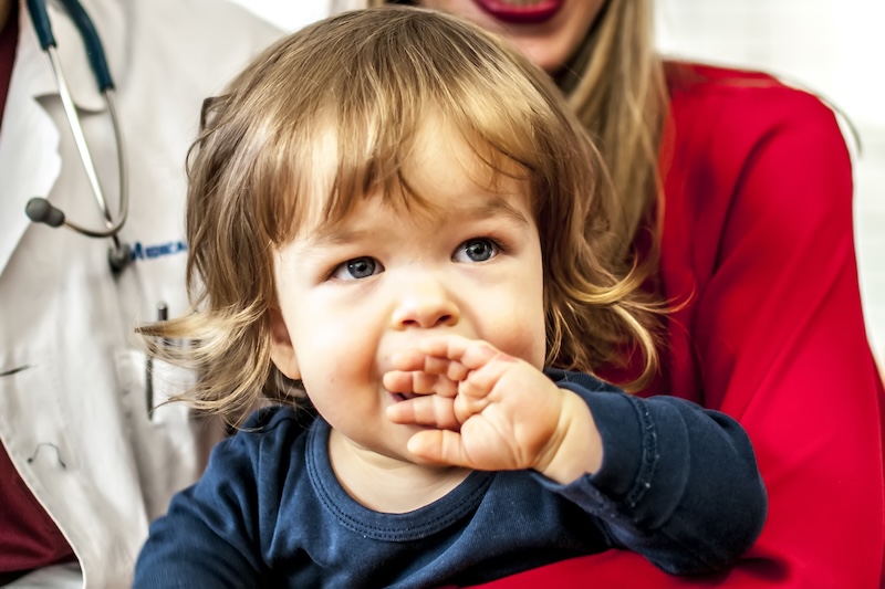 A child with achondroplasia